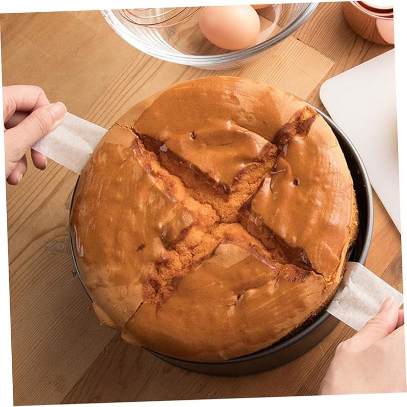 100pcs Round Silicone Baking Paper Liners Non Stick Reusable Cake Pan Parchment Circles with Lift Tabs - Image 5